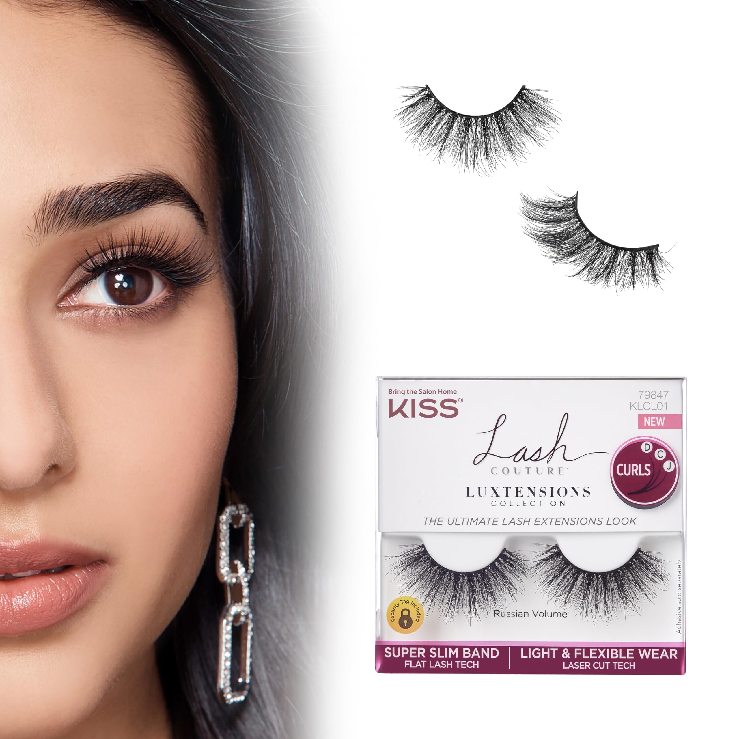 KISS Lash Couture LuXtensions - Strip 01 Russian Volume